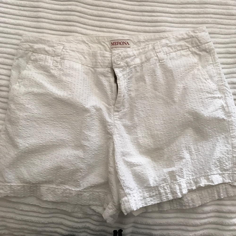 White shorts