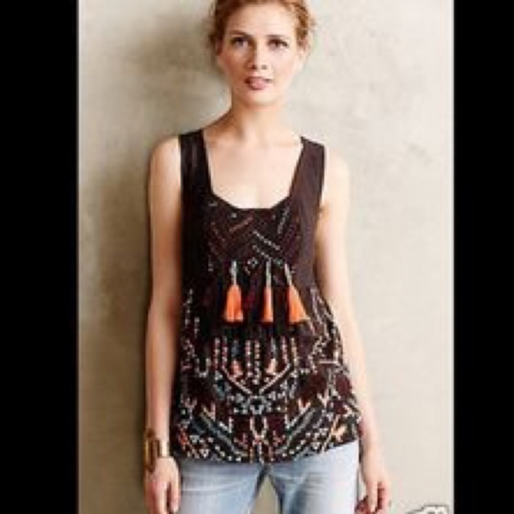 Anthropologie boho tank NWOT