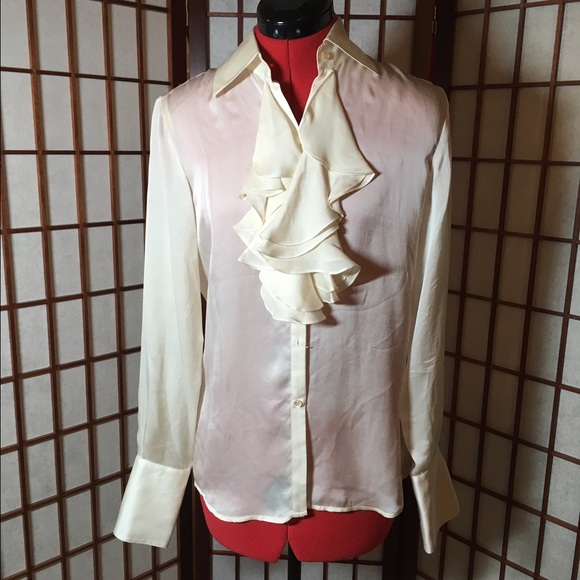 Lauren Ralph Lauren Tops - Ralph Lauren Dressy Silk Blouse