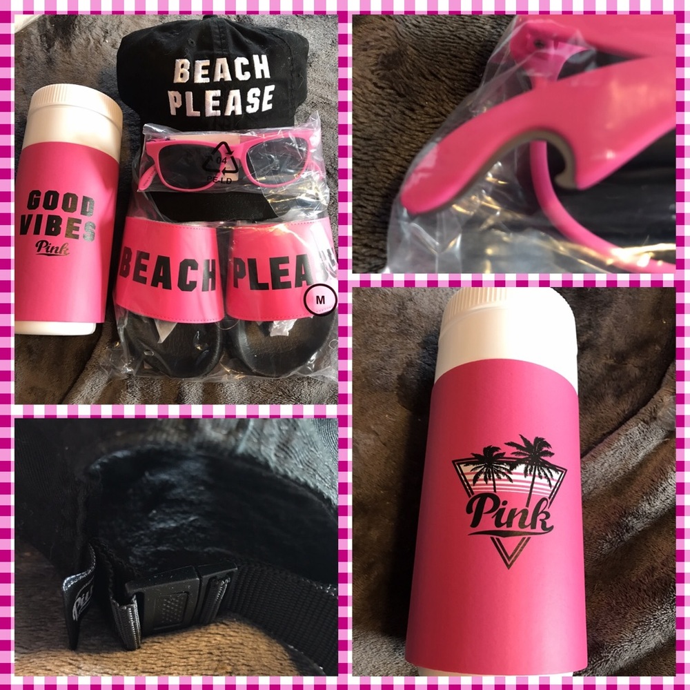 BNWT Pink Victoria'sSecret Beach Please Bundle