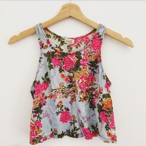 Floral crop top