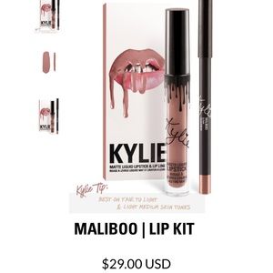 Kylie lip kit in Maliboo