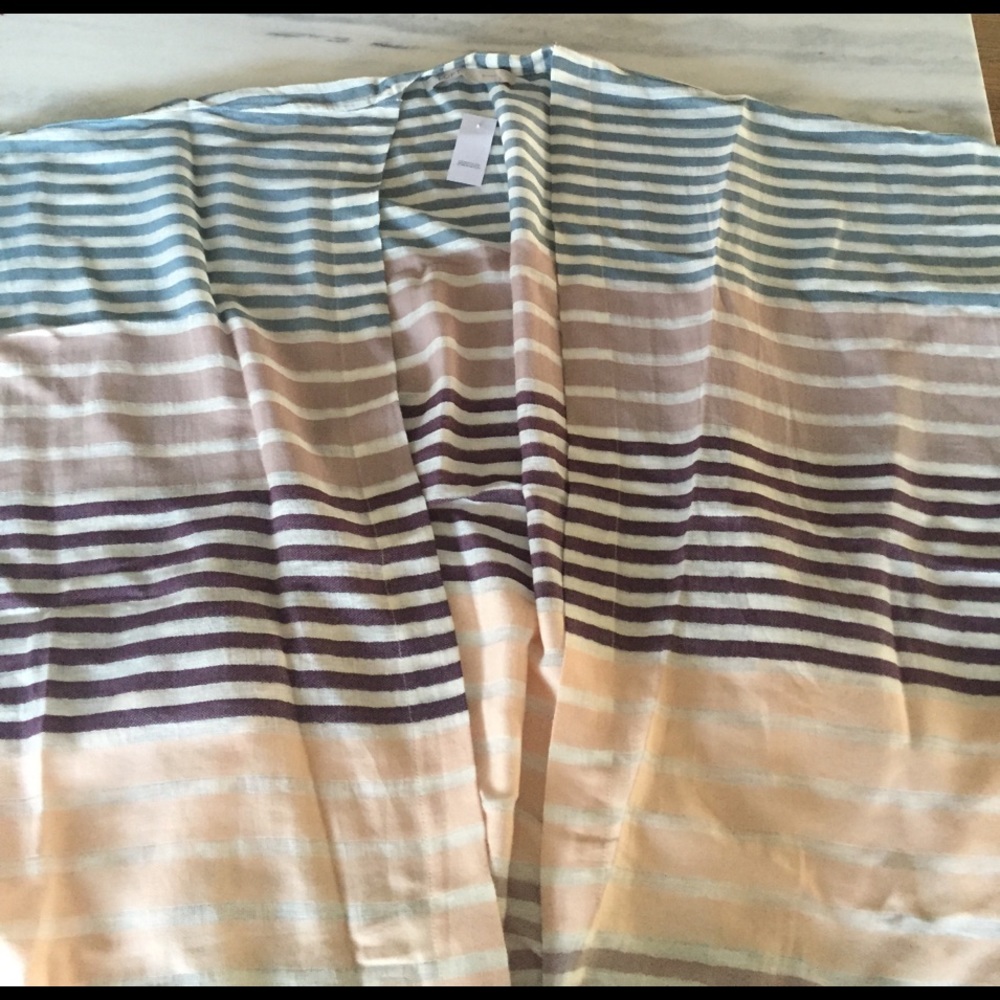 Nautical kimono wrap