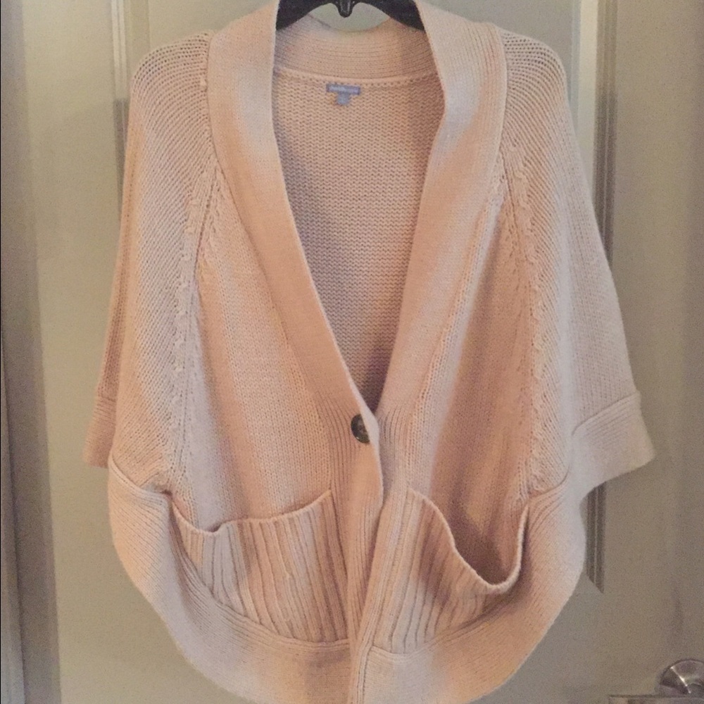 Poncho style sweater