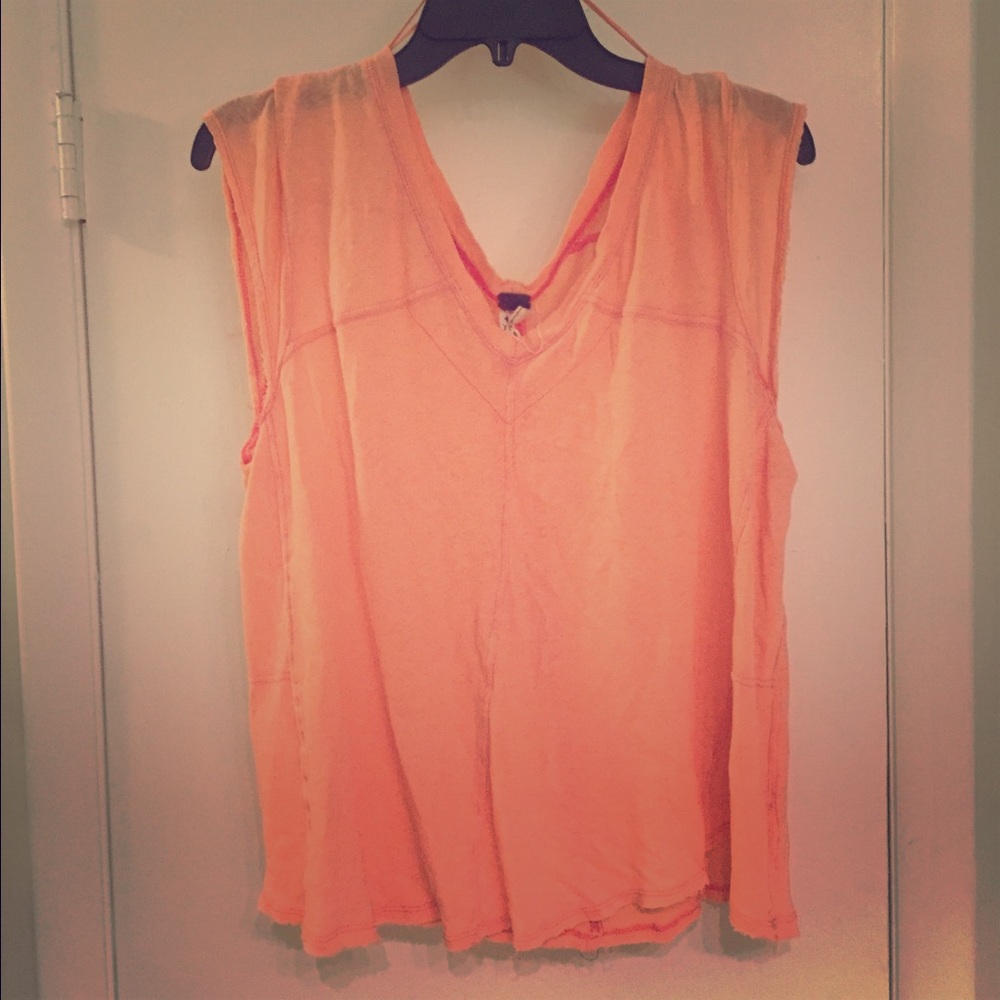 Free People coral top