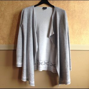 ▪️🔲🔳Grey Cashmere Cardigan🔳🔲▪️
