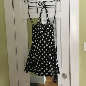 ModCloth Polka Dot Skater Dress