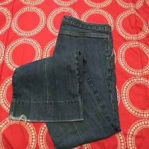Gap Ultra Low Rise Flare Denim