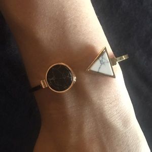 🆕 Natural Stone Geometric Adjustable Bracelet!
