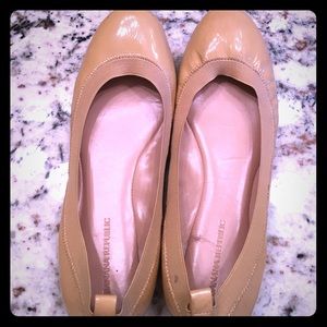Banana Republic Camel color patent leather flats