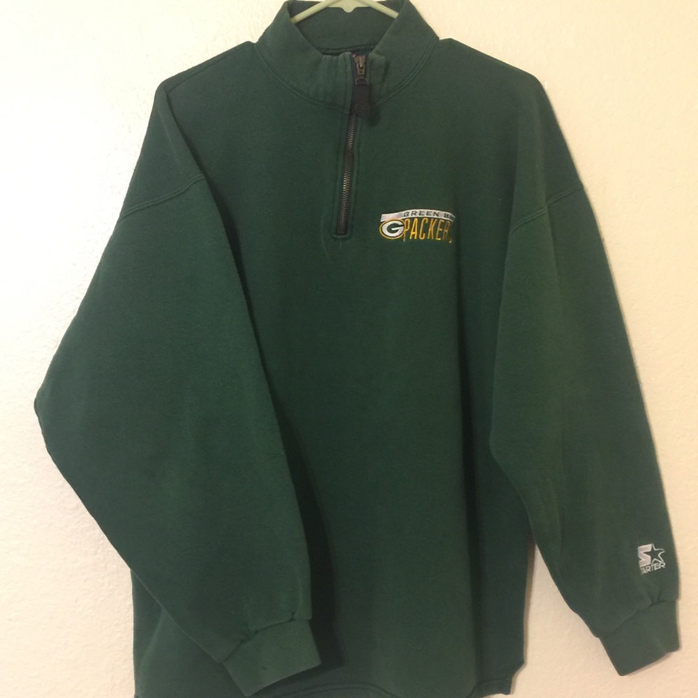 Starter Green Bay Packers Half Zip