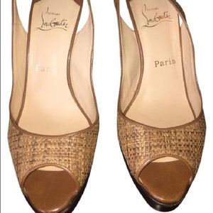 Christian Louboutin No Prive Slingback 39