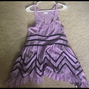 Free People Voile and Lace Trapeze Slip