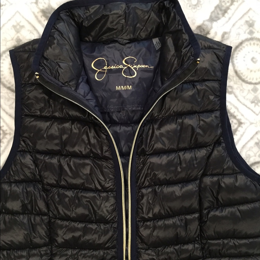 Jessica Simpson black vest