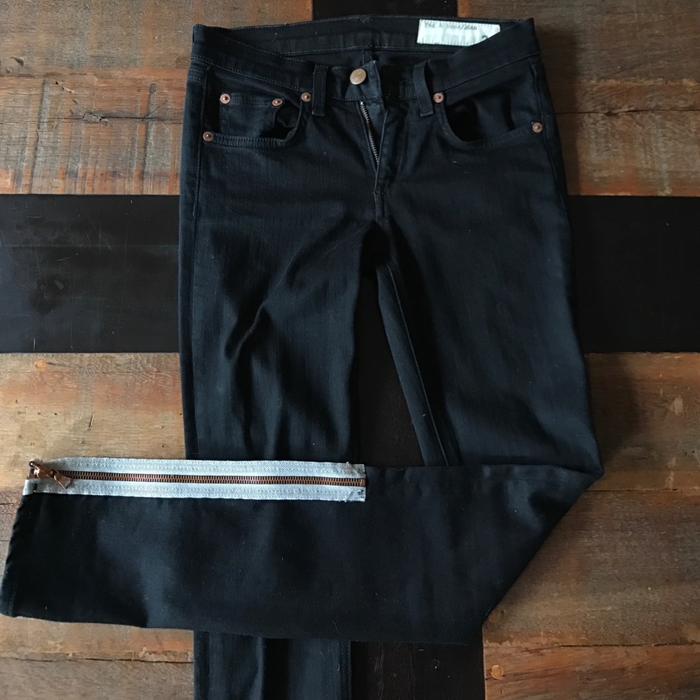 Rag and Bone Jeans with Copper zipper