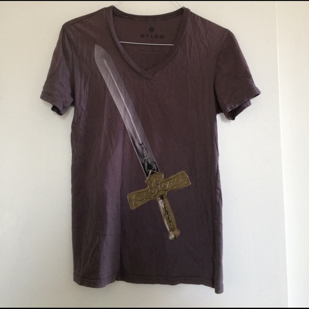 NYLON x Urban Outfitters sword graphic tee