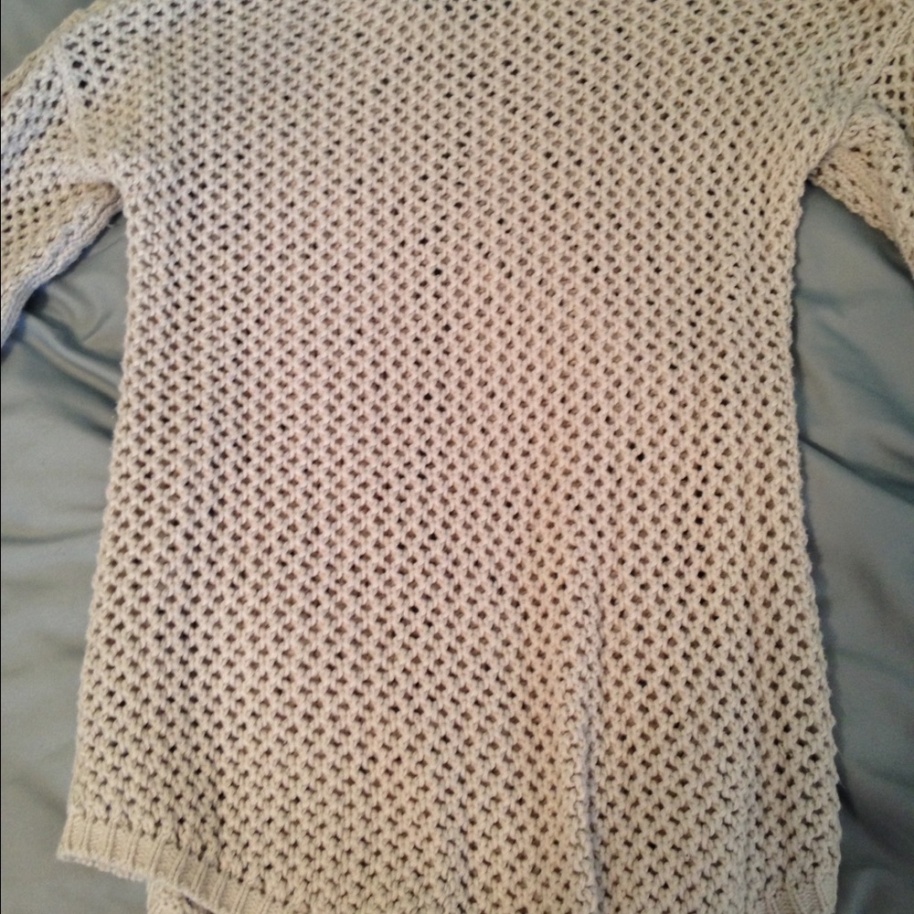 Andrea Javine cream knit sweater