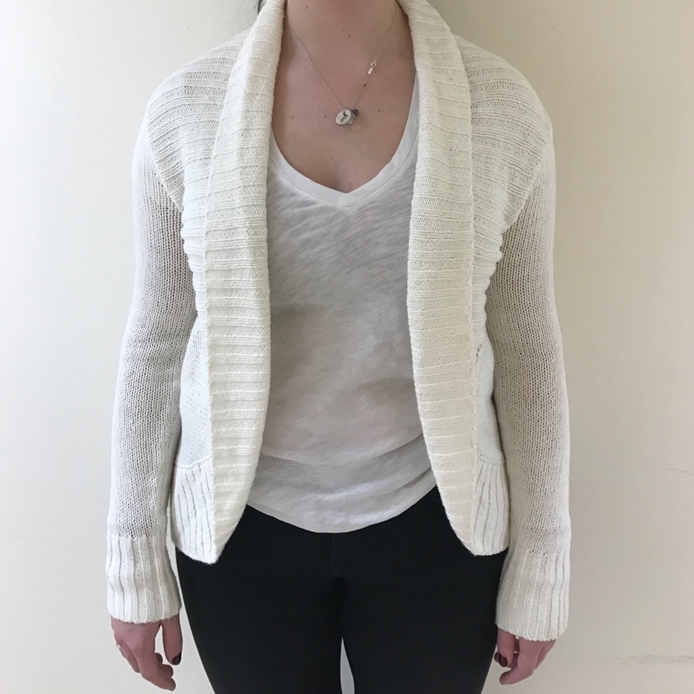 White Lilly Pulitzer Cardigan - Picture 1 of 2
