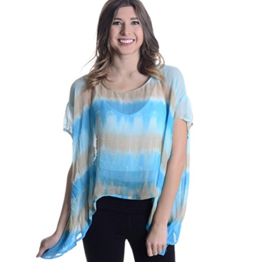 Gypsy 05 Haley Square Top, 100% Silk, XS