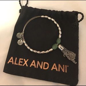 Jade and Tassel Bracelet