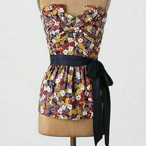 Anthropologie Porridge Wildflowers top