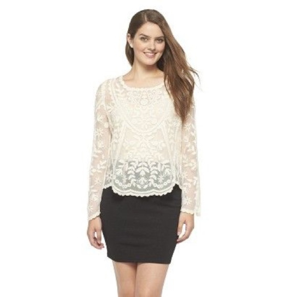 Long Sleeve Lace Top