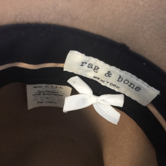 Rag & Bone Fedora Hat Camel - Picture 3 of 8