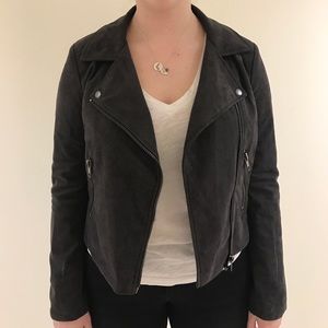 Suede moto Jacket
