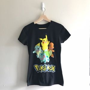 Med Black Pokémon 1st Gen Starter Tee. Never worn!