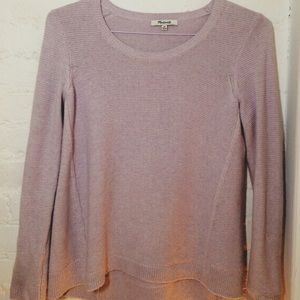 Madewell Riverside Texture Sweater-mint condition