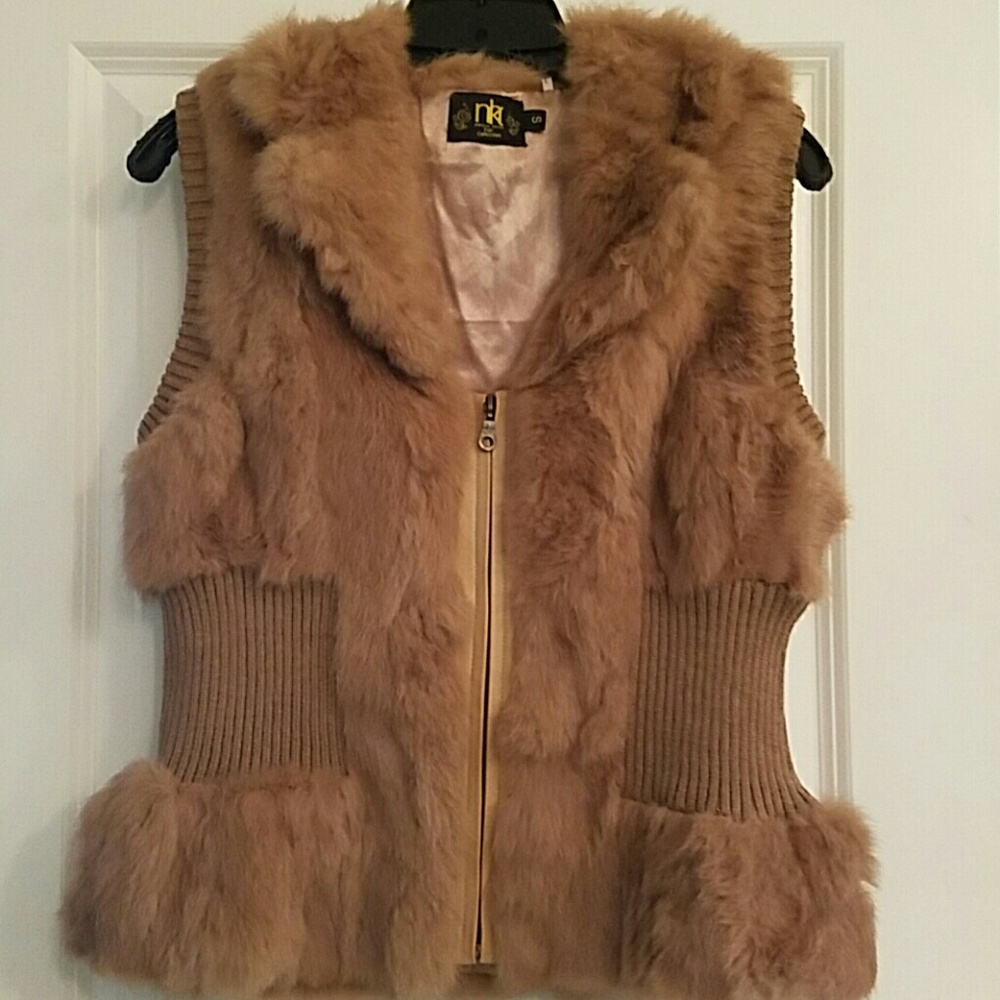 Women's 100% Rabbit Fur Vest