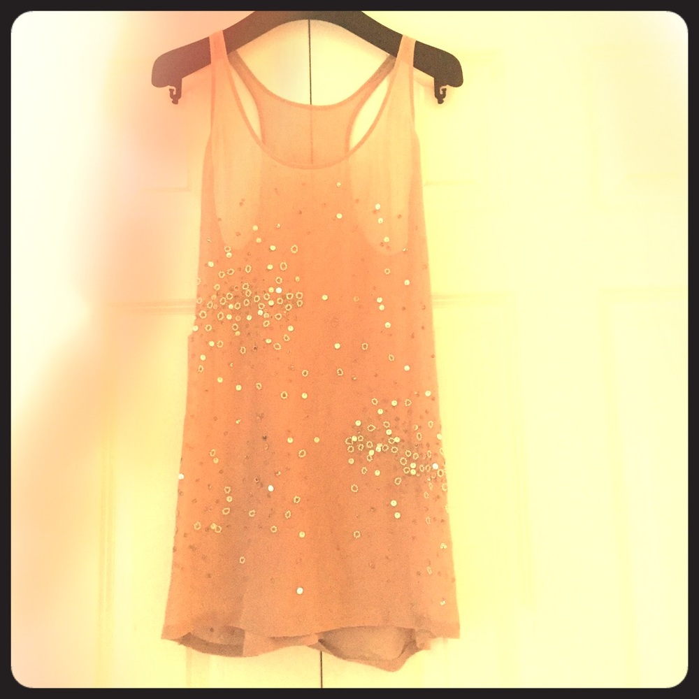 Kenneth Cole Sequined Tank Top