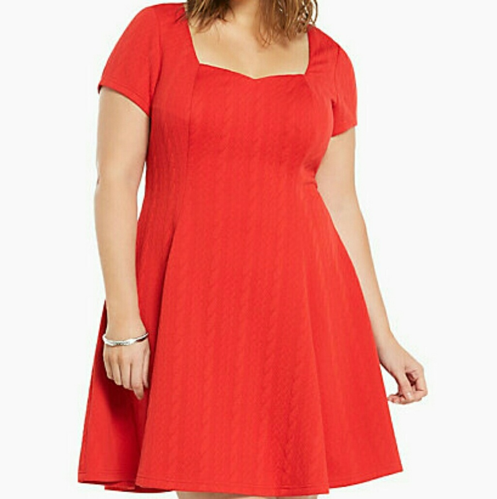 Torrid sweetheart neck line dress