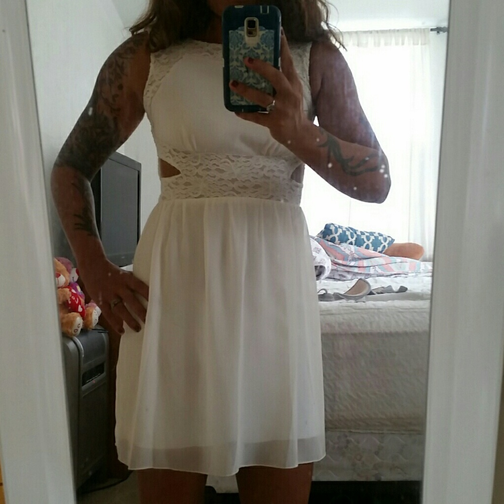 off white dress
