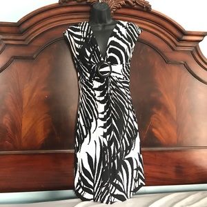 Black and white dress