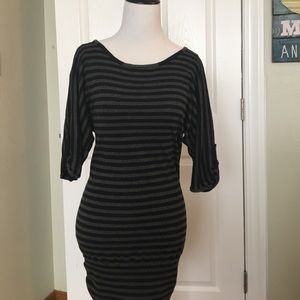 Black and Gray Dress. Great for winter!
