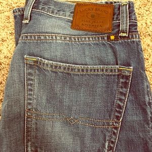 Lucky brand dark blue denim jeans