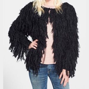 Free people shaggy cardigan