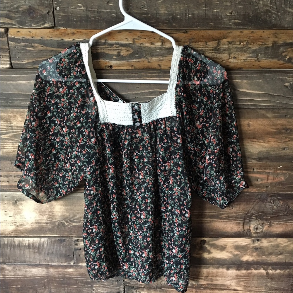 Ultra Pink Floral Print elegant tan lace women's