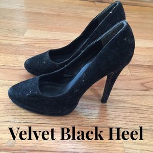Velvet Black 3inch Pumps 👠