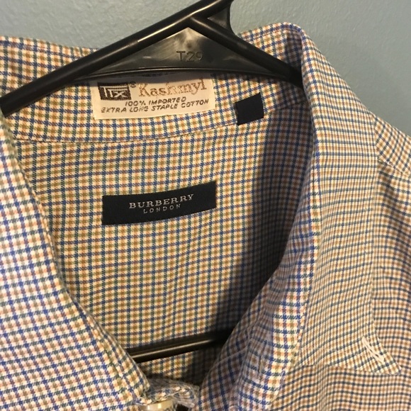 Burberry London Plaid button down - Picture 2 of 4
