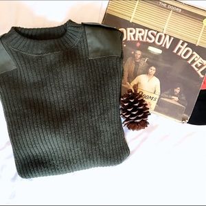 ᵛᶦⁿᵗᵃᵍᵉ Wool Military Sweater