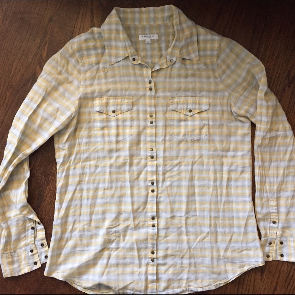 Equipment button-up lightweight shirt
