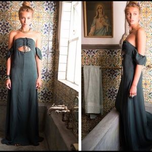 Flynn Skye Emerald Green Maxi Dress
