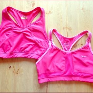 2 for 10 Pink Sports Bra Bundle