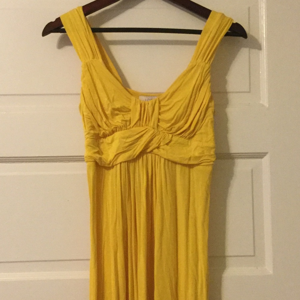Ann Taylor Loft Canary Yellow Dress