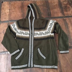 Wool unique design sweater