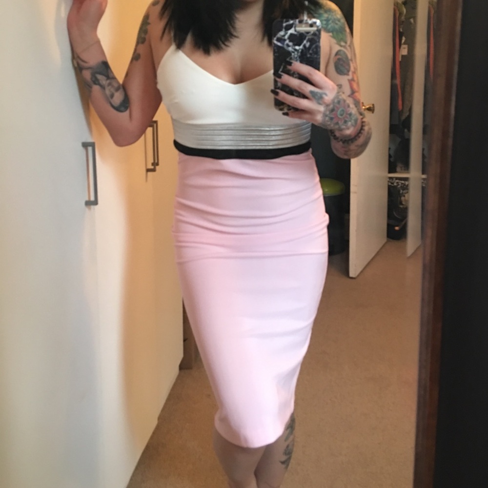 Form fitting cocktail dress