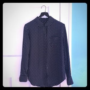 Madewell "broadway and broome" silk button up!