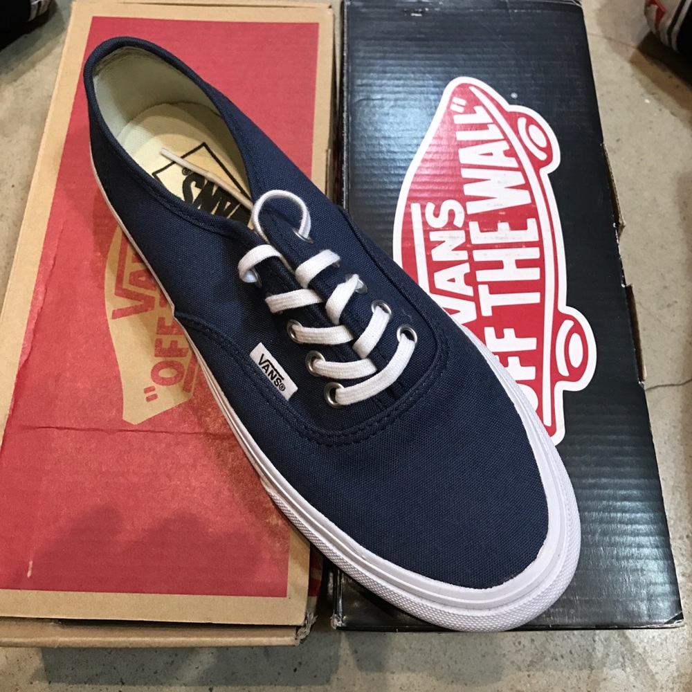 Vans Authentic Slim Datk Denim/True White